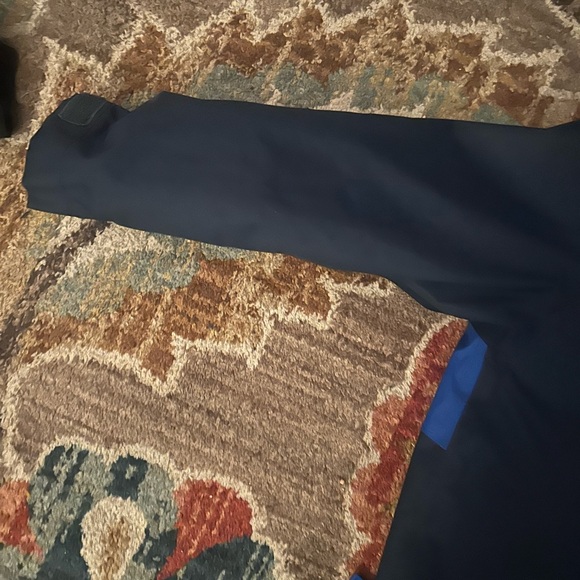 Kids Blue Black North Face Winter Jacket Coat Size XXS - Picture 6 of 7